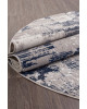 Ковер 8673 - GRAY-BLUE - Овал - коллекция RICHI
