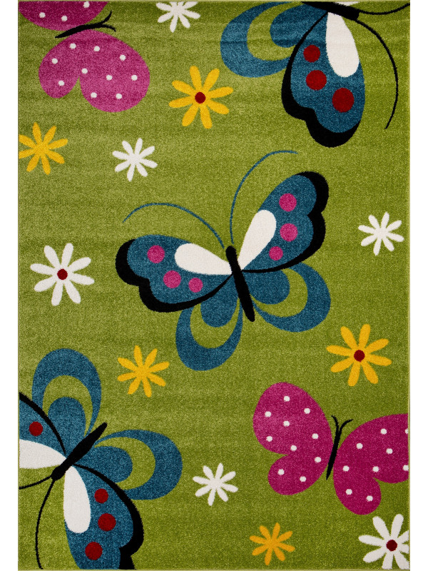 Ковер 0772 - GREEN - Прямоугольник - коллекция RIO