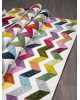 Ковер C056 - MULTICOLOR-GRAY - Прямоугольник - коллекция RIO