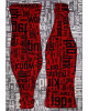 Ковер C081 - GRAY-RED - Прямоугольник - коллекция RIO