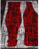 Ковер C081 - GRAY-RED - Прямоугольник - коллекция RIO