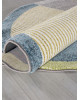 Ковер F233 - GRAY-BLUE - Круг - коллекция RIO
