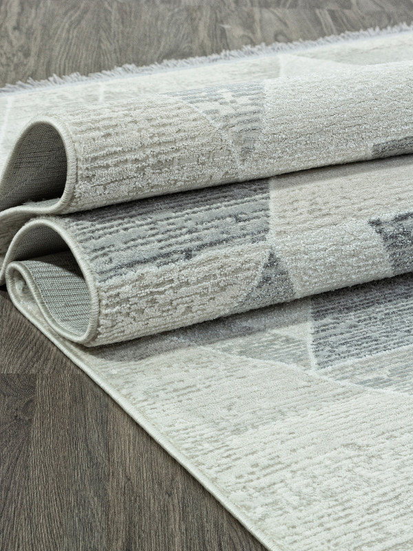 Ковер 26224C - CREAM / GREY - Прямоугольник - коллекция RUBI