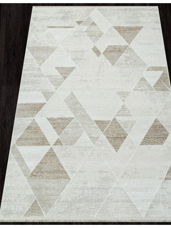 Ковер 26224C - L.BEIGE / CREAM - Прямоугольник - коллекция RUBI