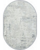 Ковер 26762Z - CREAM / L.GREY - Овал - коллекция RUBI