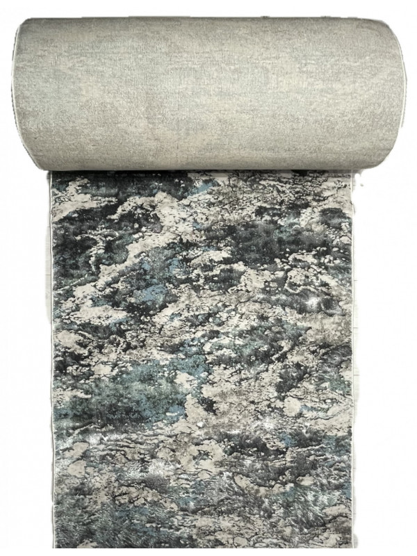 Ковровая дорожка 02463H - BLUE / GREY - коллекция SAFARI
