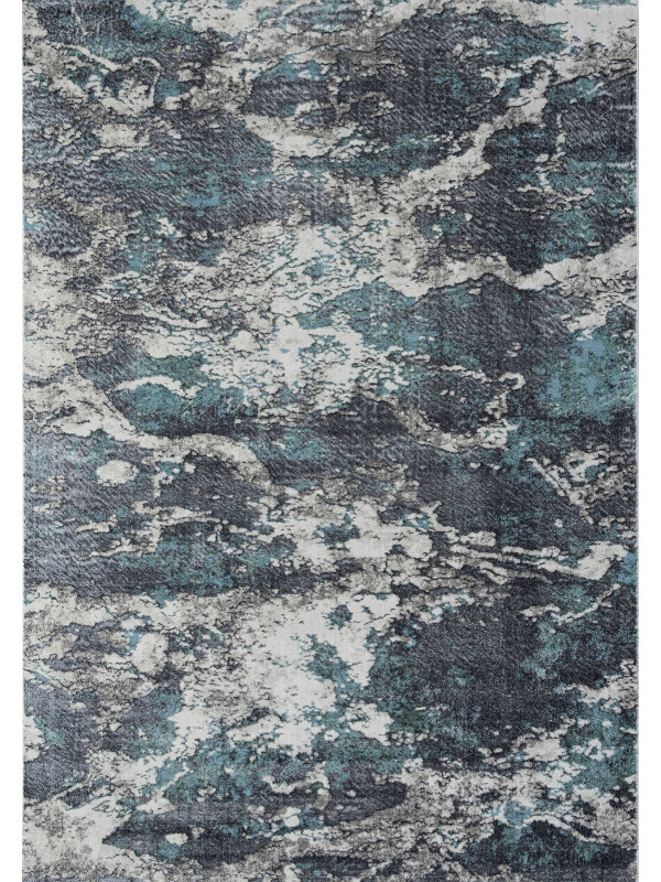 Ковер 02463H - BLUE / GREY - Прямоугольник - коллекция SAFARI