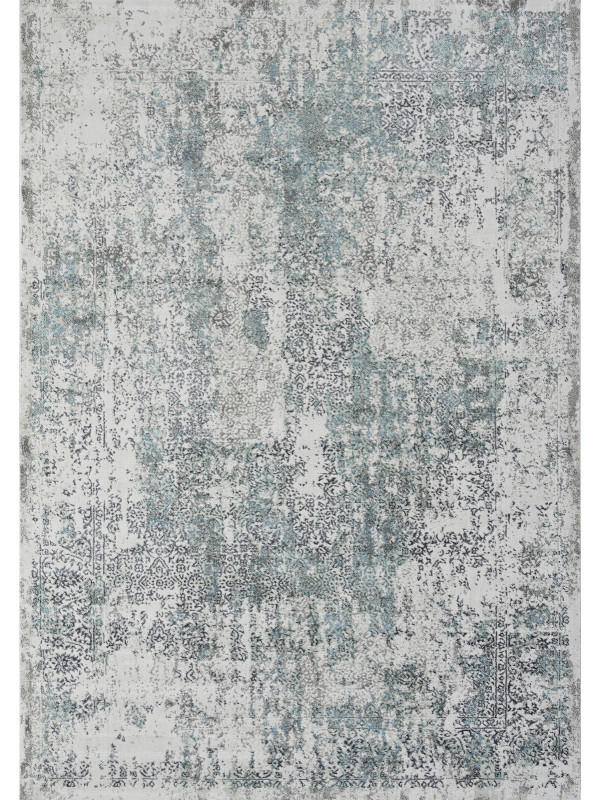 Ковер 02475F - BLUE / GREY - Прямоугольник - коллекция SAFARI
