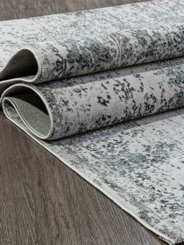 Ковер 02475F - BLUE / GREY - Прямоугольник - коллекция SAFARI
