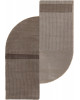 Ковер 00833C - GREY / BROWN - Прямоугольник - коллекция SAFIR