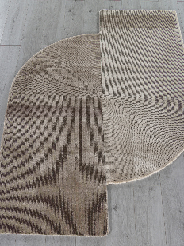 Ковер 00833C - GREY / BROWN - Прямоугольник - коллекция SAFIR
