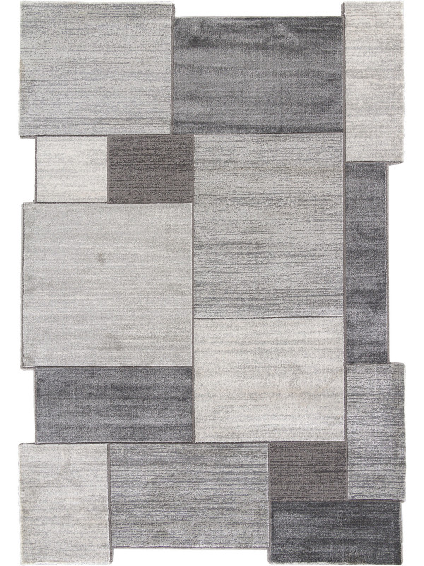 Ковер 00834G - GREY / GREY - Прямоугольник - коллекция SAFIR