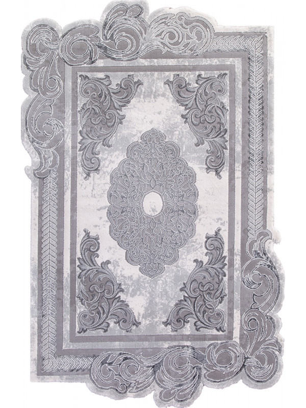Ковер 00856G - GREY / GREY - Прямоугольник - коллекция SAFIR