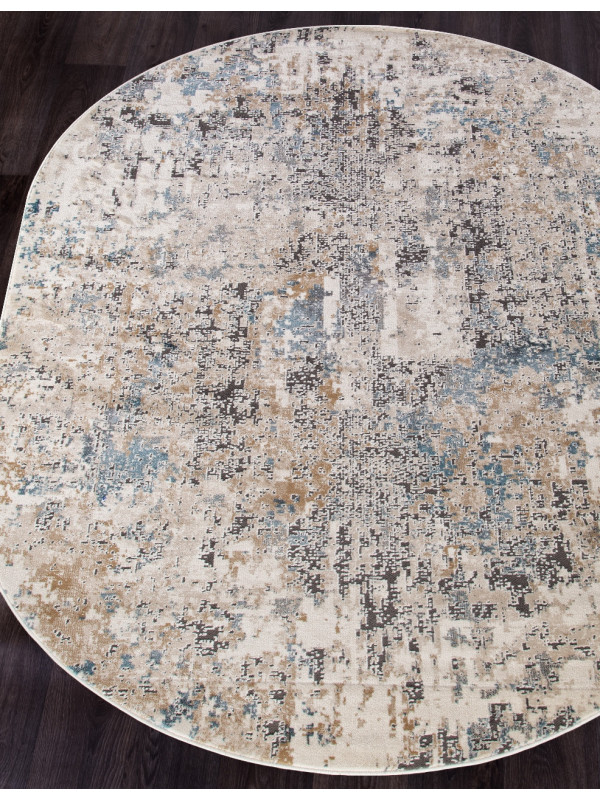 Ковер D733 - BEIGE - Овал - коллекция SERENITY