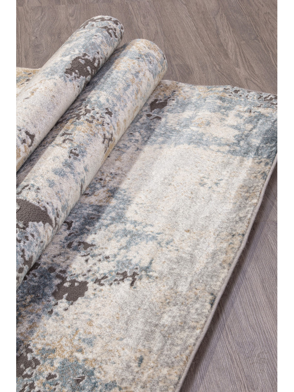 Ковер D742 - BEIGE-BLUE - Прямоугольник - коллекция SERENITY