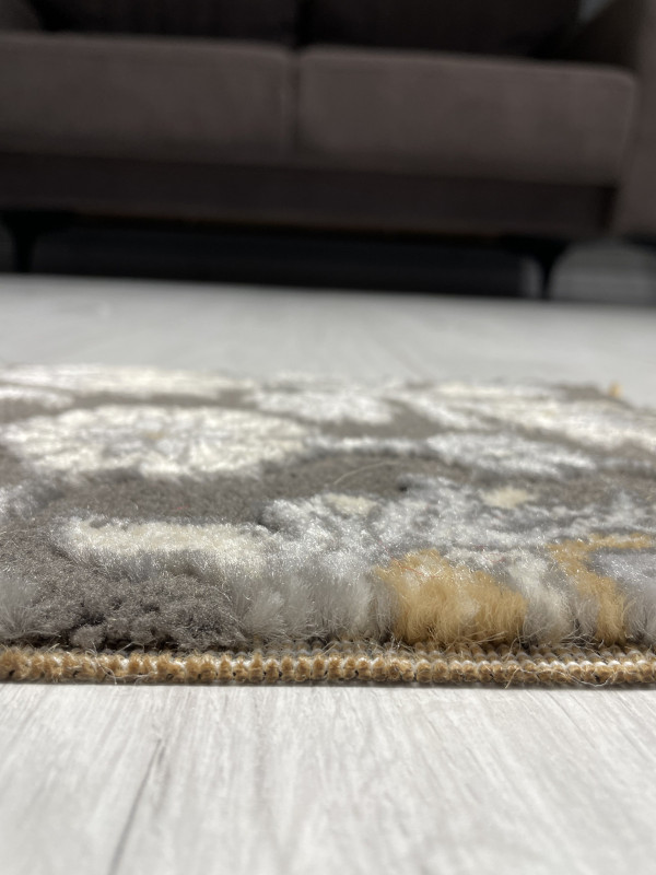 Ковер D742 - BEIGE-GRAY - Прямоугольник - коллекция SERENITY