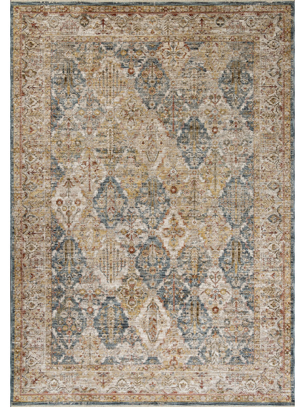 Ковер LB184A - BLUE - Прямоугольник - коллекция SHANTI