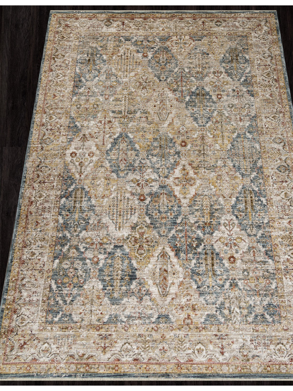 Ковер LB184A - BLUE - Прямоугольник - коллекция SHANTI