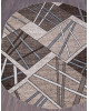 Ковер D487 - BEIGE-BROWN 2 - Овал - коллекция SIERRA