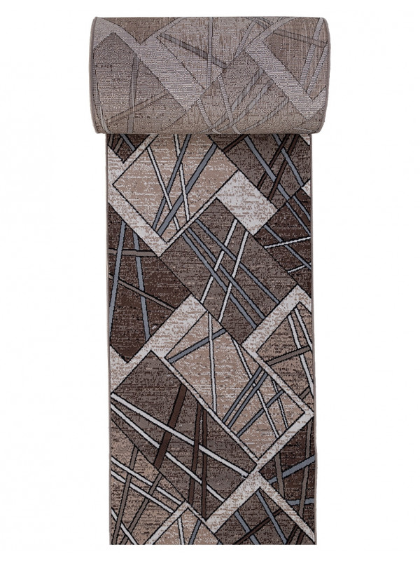 Ковровая дорожка D487 - BEIGE-BROWN 2 - коллекция SIERRA