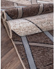 Ковер D487 - BEIGE-BROWN 2 - Прямоугольник - коллекция SIERRA