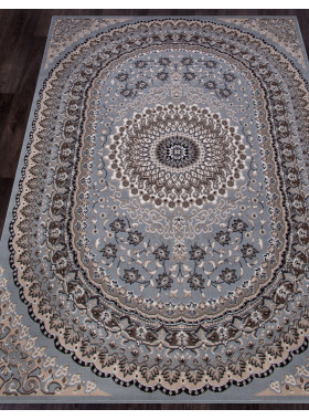 Ковер D504 - BLUE-BROWN 2 - Прямоугольник - коллекция SIERRA