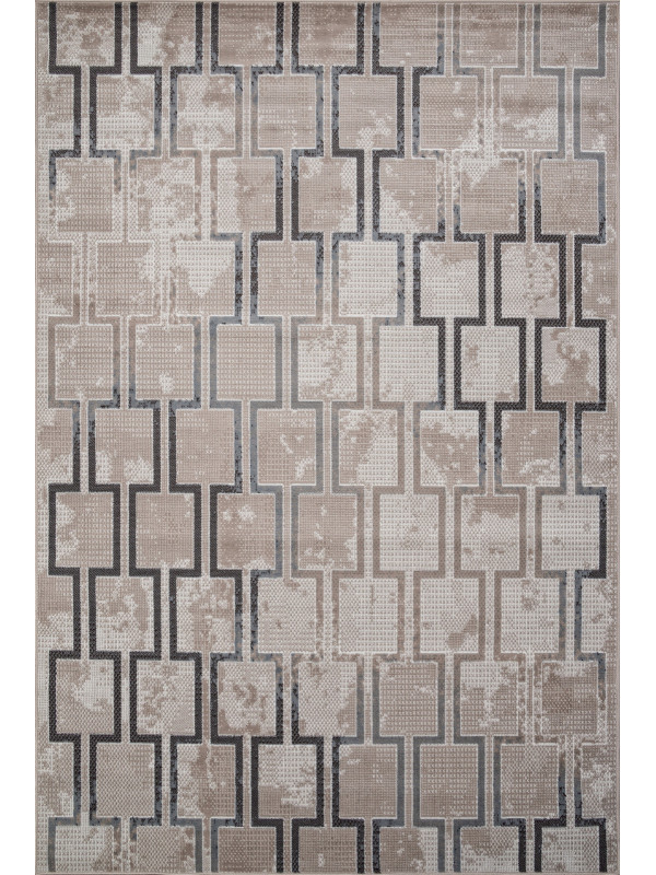 Ковер F353 - BEIGE-BLUE - Прямоугольник - коллекция SIERRA
