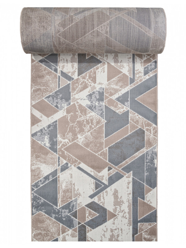 Ковровая дорожка F354 - BEIGE-BLUE - коллекция SIERRA