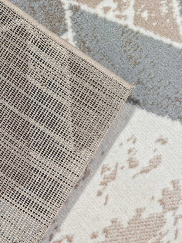 Ковровая дорожка F354 - BEIGE-BLUE - коллекция SIERRA