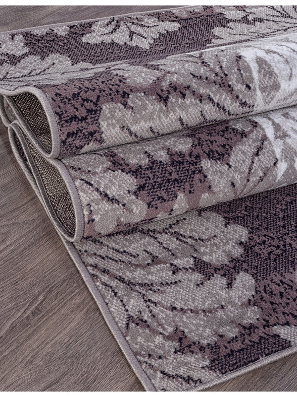 Ковер D213 - GRAY-PURPLE - Прямоугольник - коллекция SILVER
