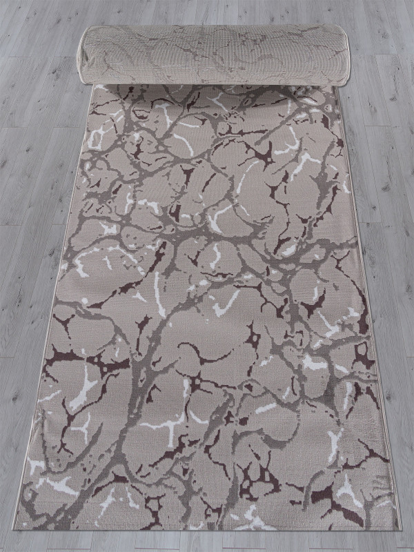 Ковровая дорожка F389 - GRAY - коллекция SILVER