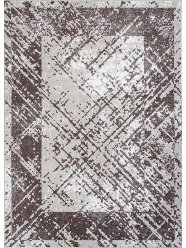 Ковер F391 - GRAY - Прямоугольник - коллекция SILVER