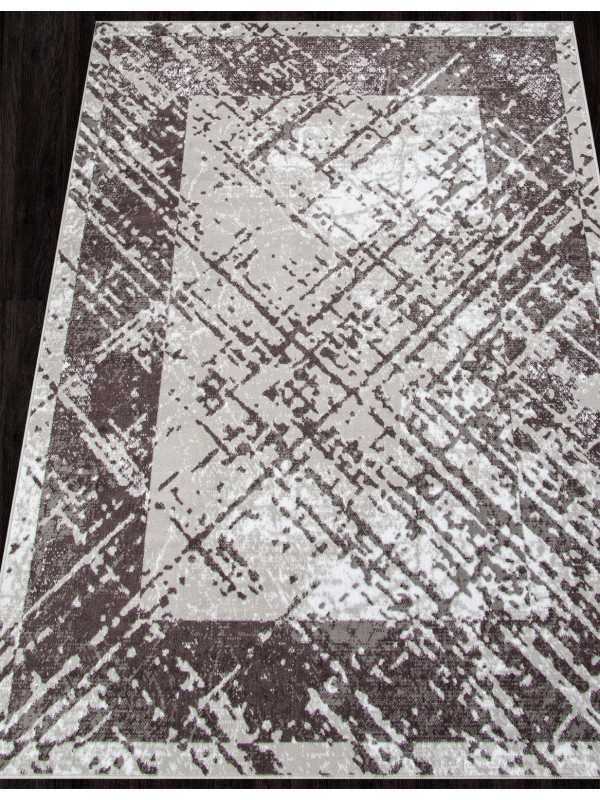 Ковер F391 - GRAY - Прямоугольник - коллекция SILVER
