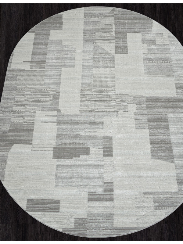 Ковер F190 - CREAM-GRAY - Овал - коллекция SIRIUS