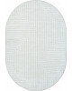 Ковер E256AC - WHITE / BEIGE - Овал - коллекция SIROCCO