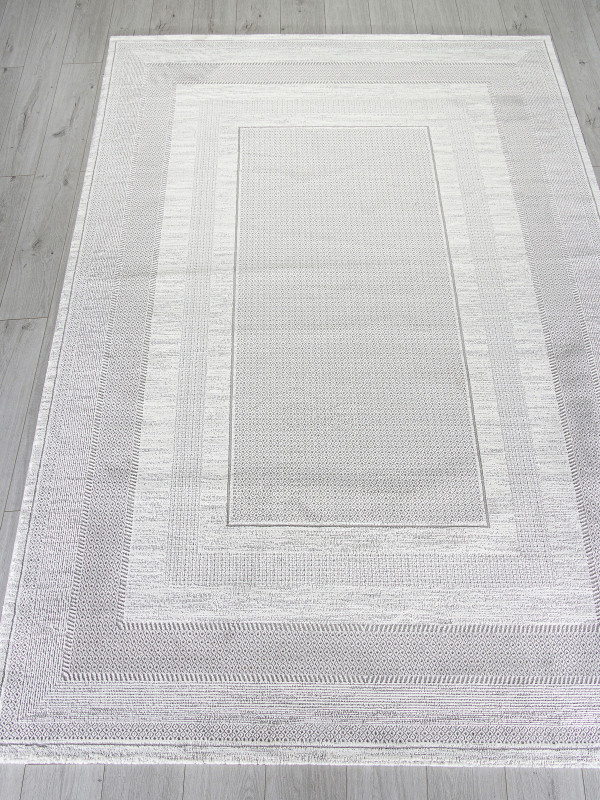Ковер F040AC - GREY / WHITE - Прямоугольник - коллекция SIROCCO
