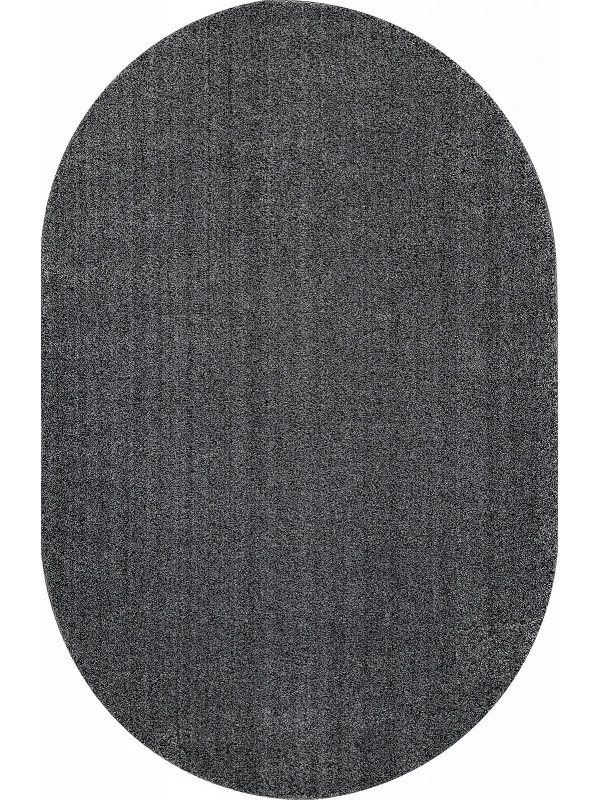 Ковер T600 - BLACK - Овал - коллекция SOFIA