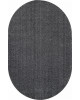 Ковер T600 - BLACK - Овал - коллекция SOFIA