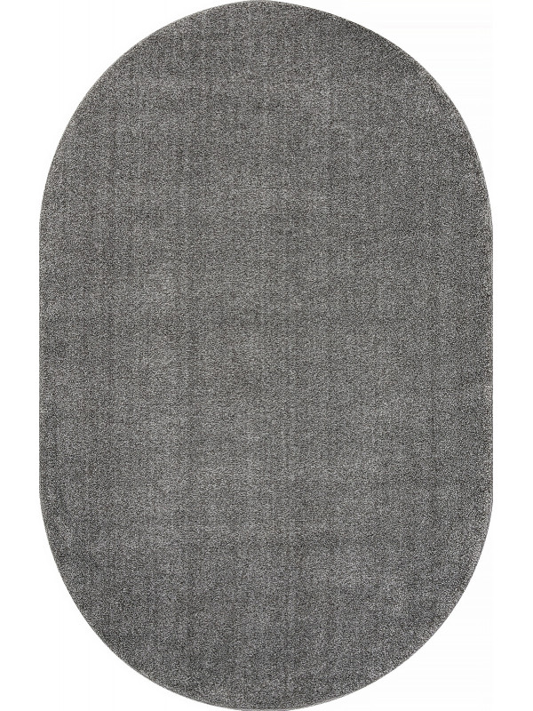 Ковер T600 - GRAY - Овал - коллекция SOFIA