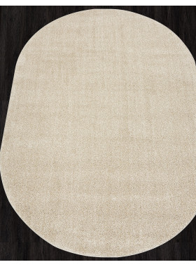 Ковер T600 - LIGHT BEIGE - Овал - коллекция SOFIA