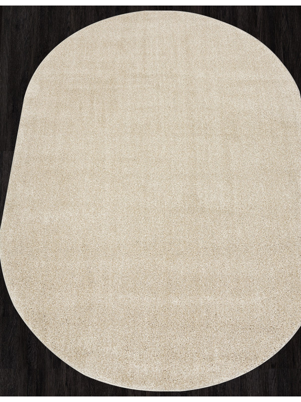 Ковер T600 - LIGHT BEIGE - Овал - коллекция SOFIA
