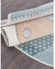 Ковер 2484 - LIGHT CREAM - Овал - коллекция SOFIT
