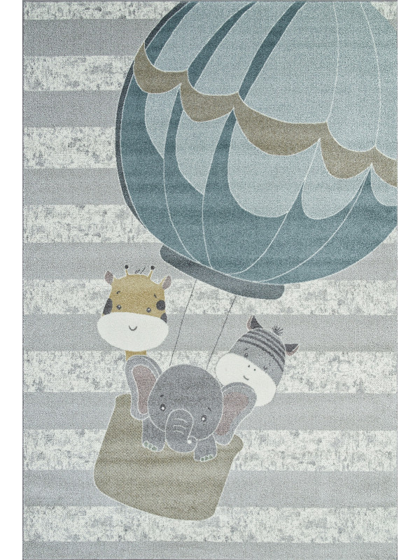 Ковер F263 - GRAY - Прямоугольник - коллекция SOFIT