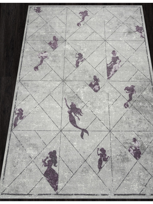 Ковер SV18 - GRAY-PINK - Прямоугольник - коллекция SOFIT