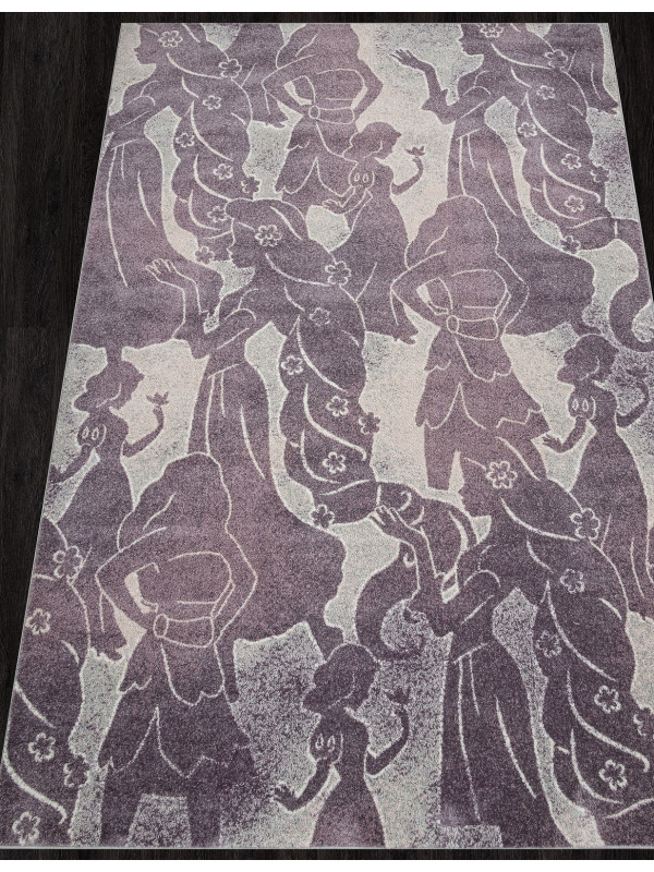 Ковер SV19 - GRAY-PINK - Прямоугольник - коллекция SOFIT