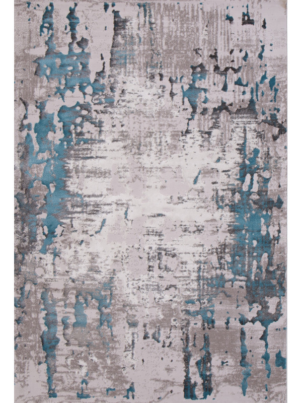 Ковер 0101TA - GREY / L.BLUE - Прямоугольник - коллекция TEMPO