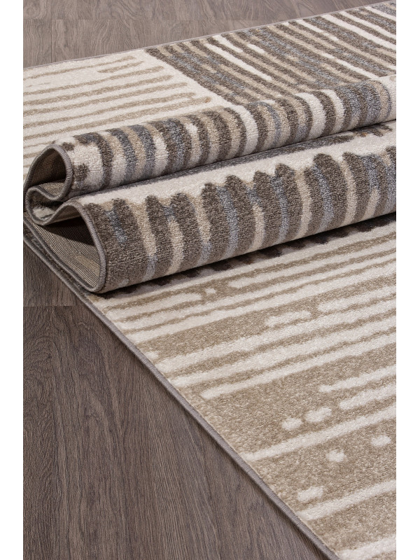 Ковер F043 - BEIGE - Прямоугольник - коллекция TORNADO
