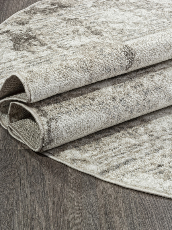 Ковер F152 - BEIGE-BROWN - Овал - коллекция TORNADO