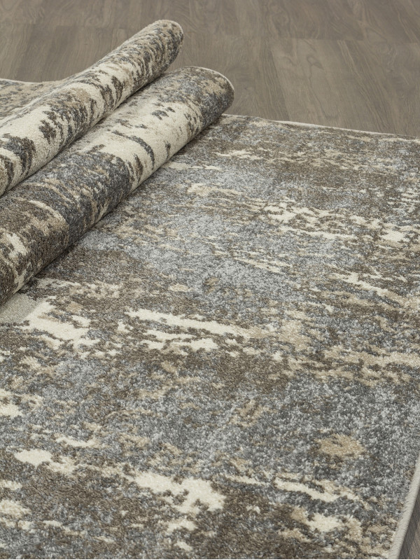 Ковер F302 - BEIGE-BROWN - Прямоугольник - коллекция TORNADO