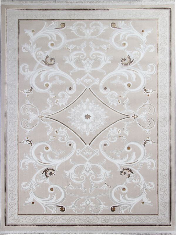 Ковер B269A - L.BEIGE / CREAM FDY - Прямоугольник - коллекция ZARINA